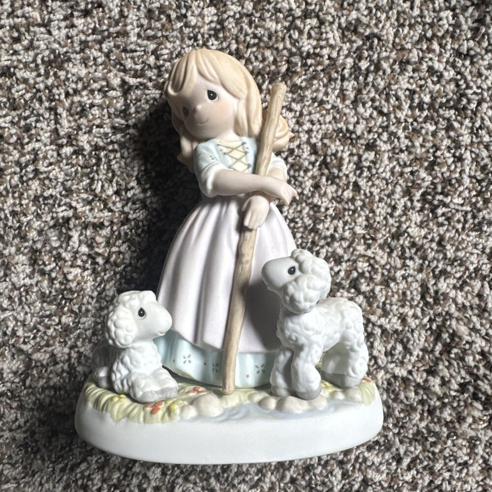 NOS Precious Moments Beside the Still Waters figurine